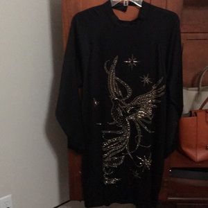 Beautiful black holiday dress